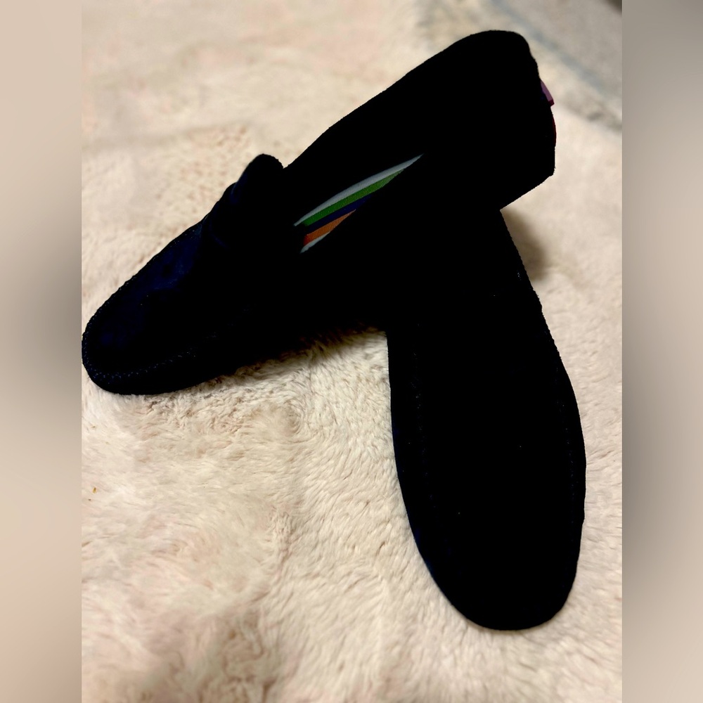 Ted Baker London men’s suede driver shoes
